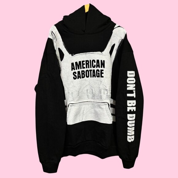 ASAP Rocky x AWGE American Sabotage Dont Be Dumb Hoodie 2XL - Picture 1 of 4